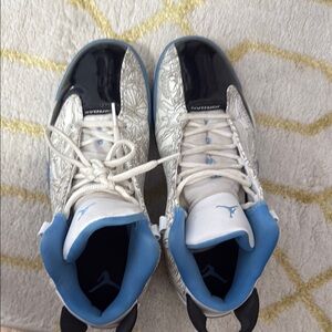 Jordan Dub Zero Legend Blue Sneakers in Black, Blue, and White